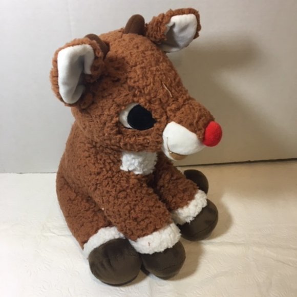 SeaWorld SOFT Plush Stuffed- Rudolph The Red Nosed Reindeer - 14'' - Picture 2 of 8